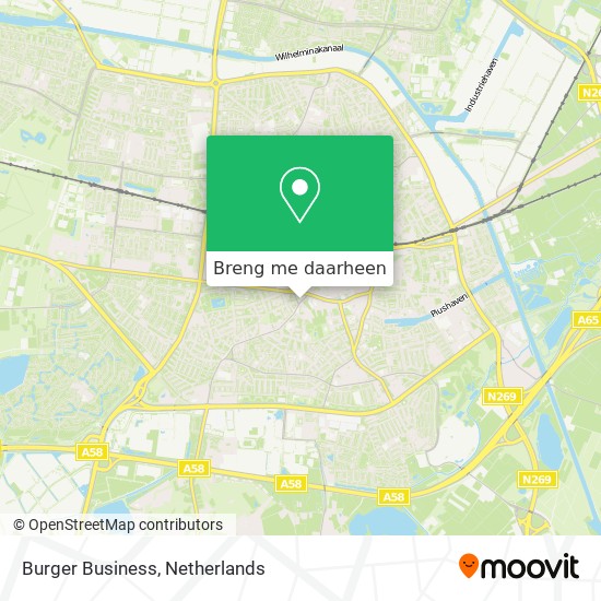 Burger Business kaart