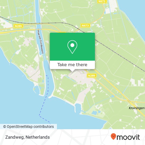 Zandweg kaart