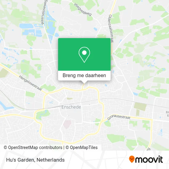 Hu's Garden kaart