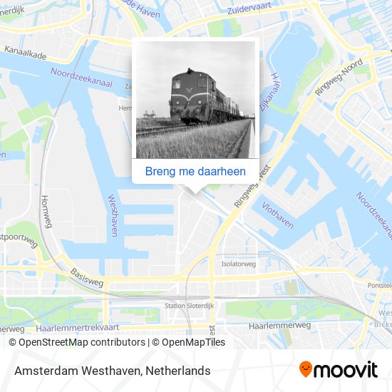 Amsterdam Westhaven kaart