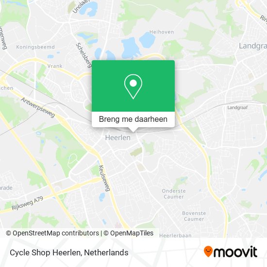 Cycle Shop Heerlen kaart