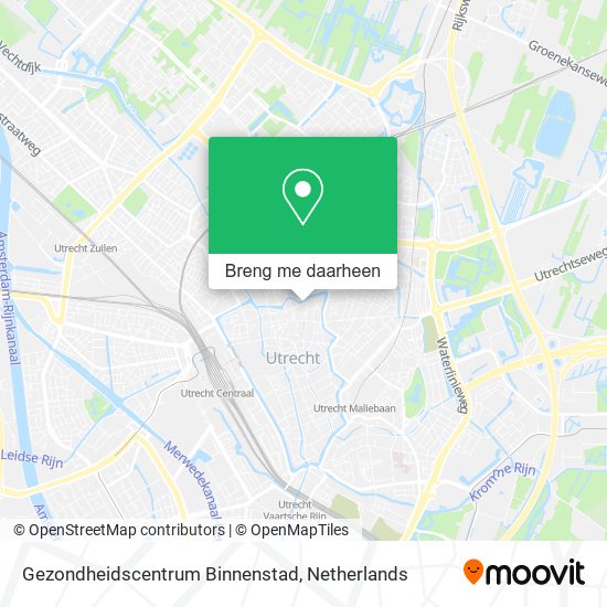 Gezondheidscentrum Binnenstad kaart