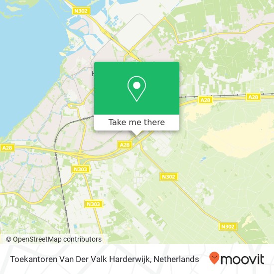 Toekantoren Van Der Valk Harderwijk kaart