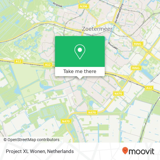 Project XL Wonen kaart