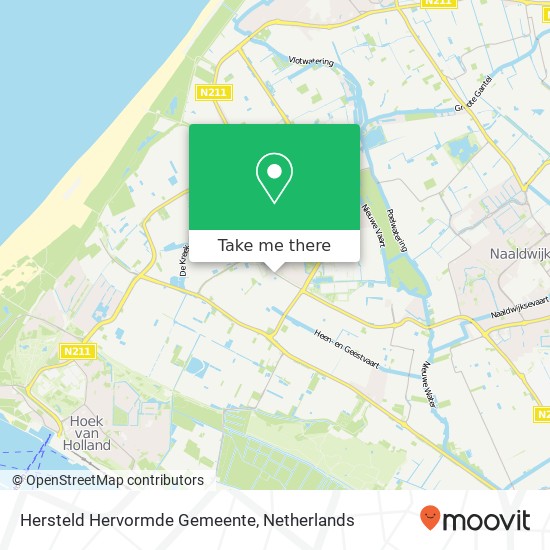 Hersteld Hervormde Gemeente kaart