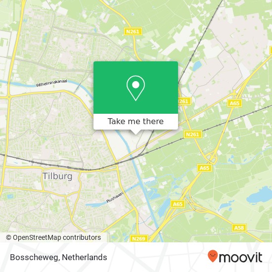 Bosscheweg kaart