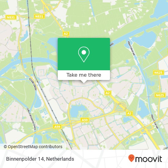 Binnenpolder 14, 5235 VE 's-Hertogenbosch (Den Bosch) kaart
