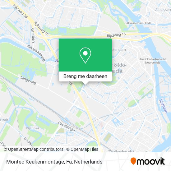 Montec Keukenmontage, Fa kaart