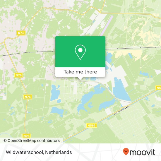 Wildwaterschool, Hoofdstraat 202 kaart