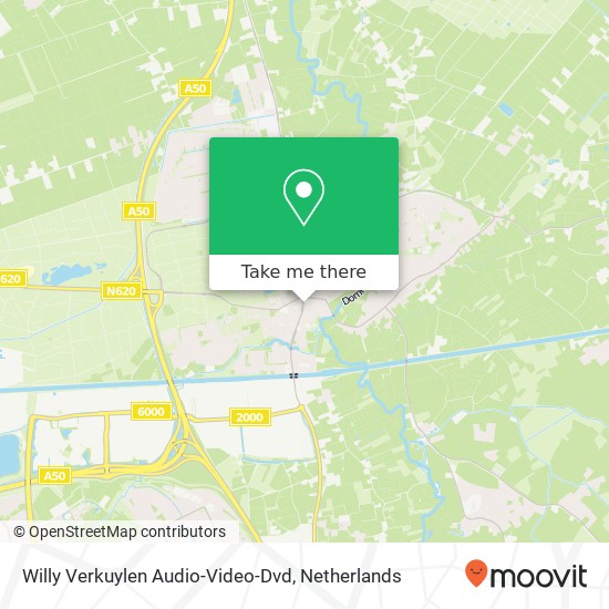 Willy Verkuylen Audio-Video-Dvd, Nieuwstraat 9 kaart