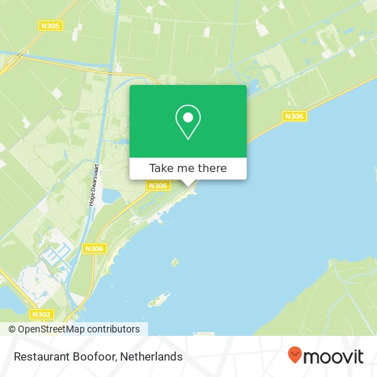 Restaurant Boofoor, Strandweg 1 kaart