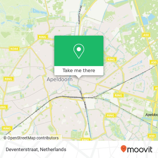 Deventerstraat, 7322 Apeldoorn kaart