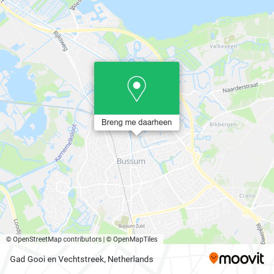 Gad Gooi en Vechtstreek kaart