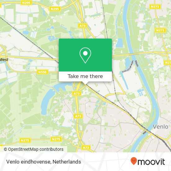 Venlo eindhovense, 5927 Venlo kaart