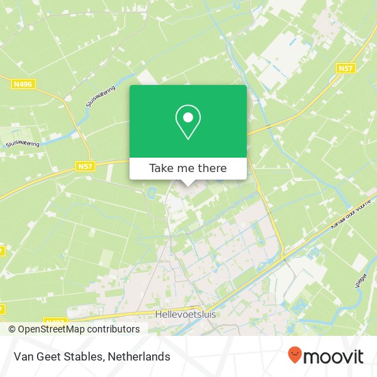 Van Geet Stables, Dorpsstraat 43A kaart