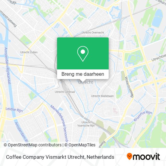 Coffee Company Vismarkt Utrecht kaart