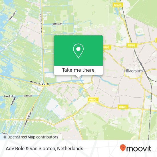Adv Rolé & van Slooten, Nieuwe Havenweg 83C kaart