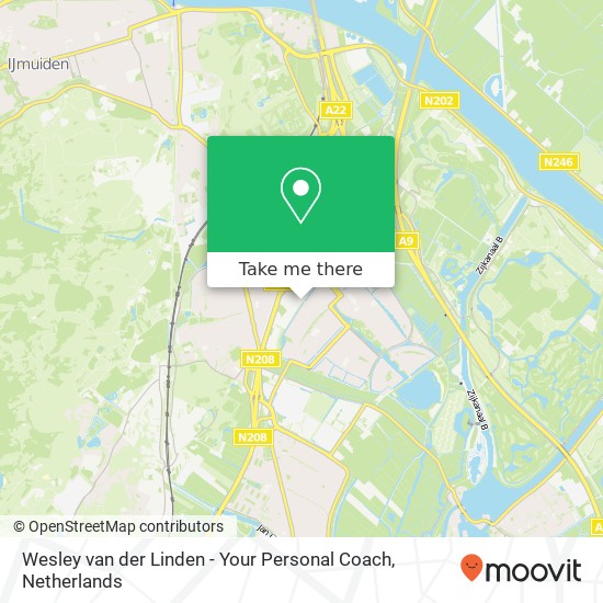 Wesley van der Linden - Your Personal Coach, Zadelmakerstraat 44 kaart