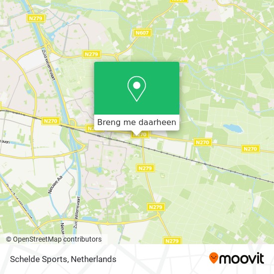 Schelde Sports kaart