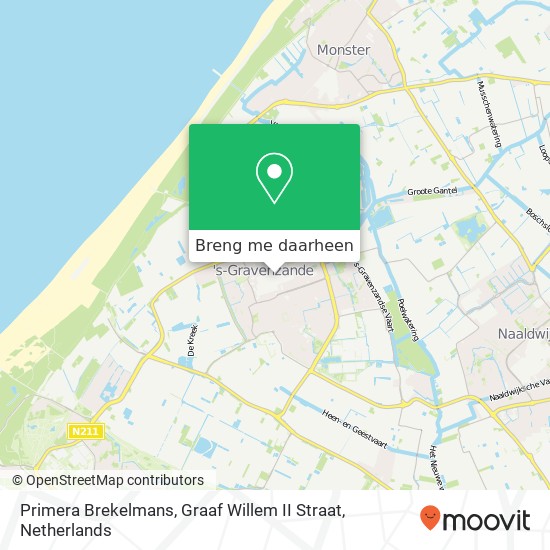 Primera Brekelmans, Graaf Willem II Straat kaart