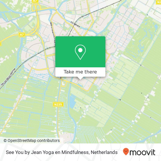 See You by Jean Yoga en Mindfulness, Mahatma Gandhistraat 23 kaart