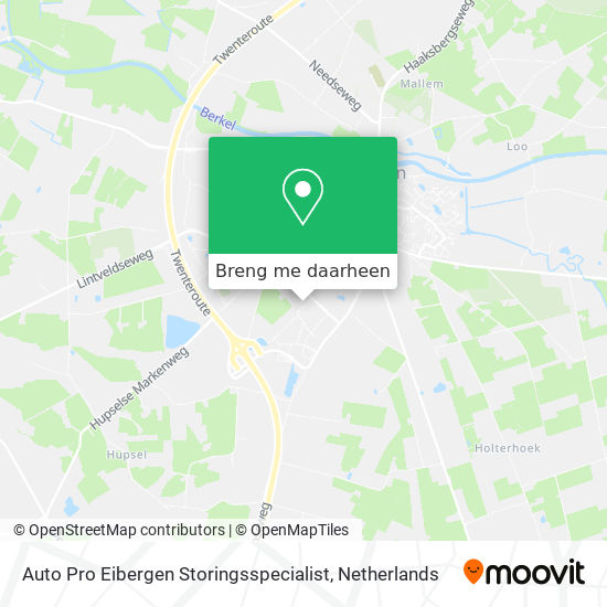 Auto Pro Eibergen Storingsspecialist kaart