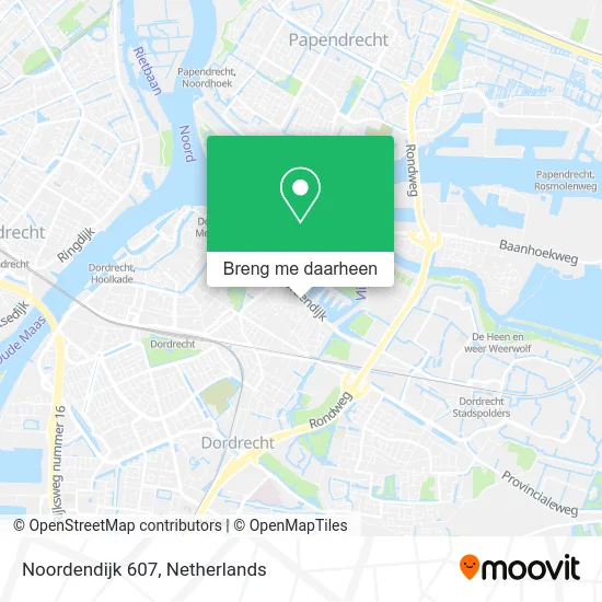 Noordendijk 607 kaart