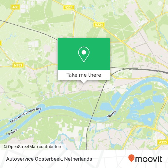 Autoservice Oosterbeek kaart