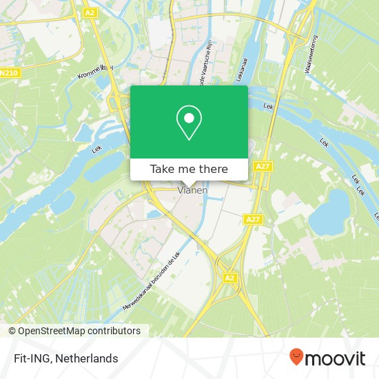 Fit-ING, Aime Bonnastraat kaart