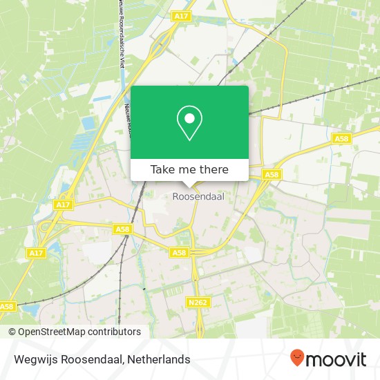 Wegwijs Roosendaal kaart