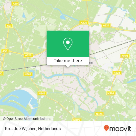 Kreadoe Wijchen, Touwslagersbaan 36 kaart