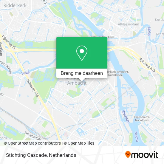 Stichting Cascade kaart