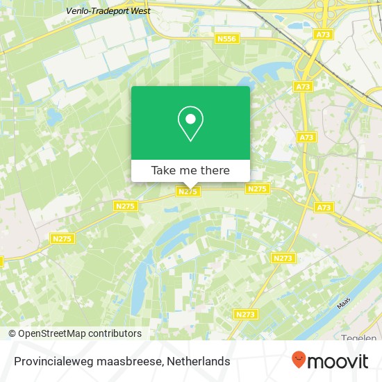 Provincialeweg maasbreese, 5927 Venlo kaart