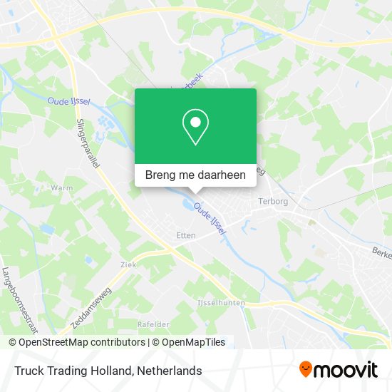 Truck Trading Holland kaart