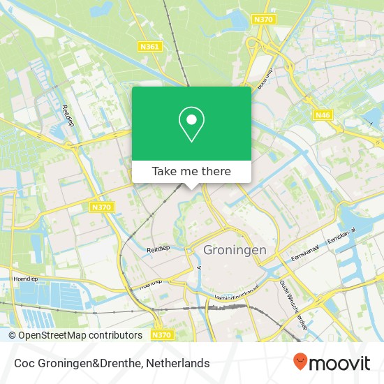 Coc Groningen&Drenthe, Akkerstraat 95 kaart