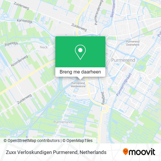 Zuxx Verloskundigen Purmerend kaart