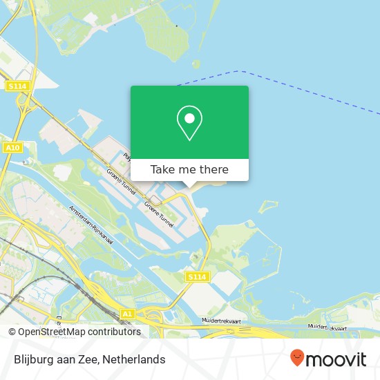 Blijburg aan Zee kaart