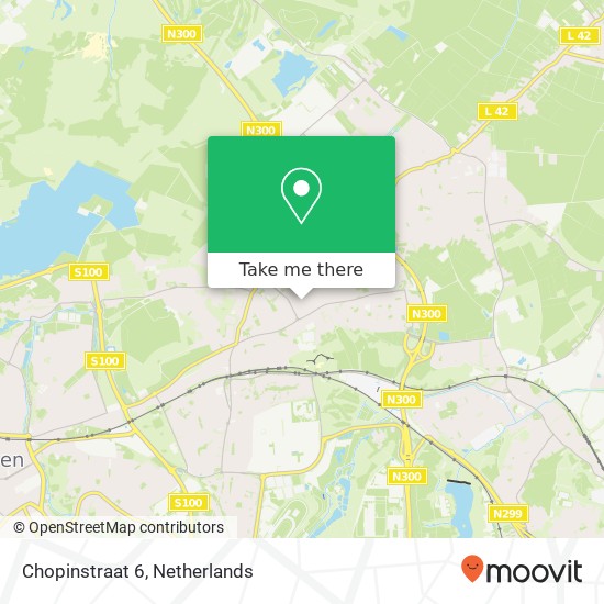 Chopinstraat 6, 6371 LP Landgraaf kaart