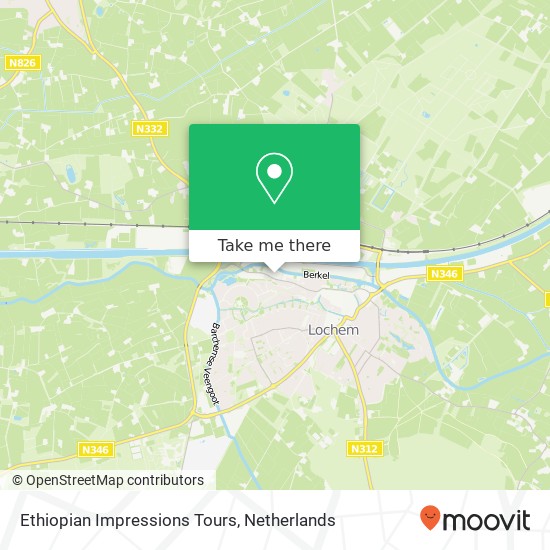 Ethiopian Impressions Tours kaart