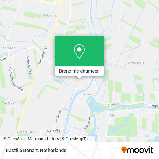 Bastille Bonart kaart
