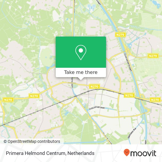 Primera Helmond Centrum kaart