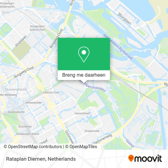 Rataplan Diemen kaart