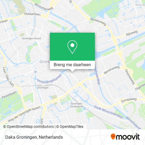 Daka Groningen kaart