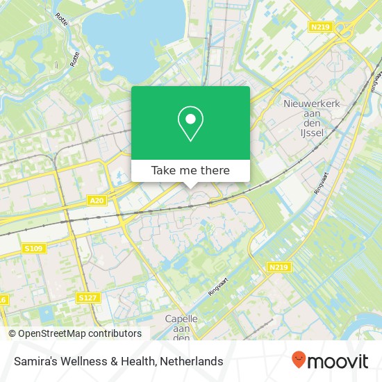 Samira's Wellness & Health, Wisselspoor 4 kaart