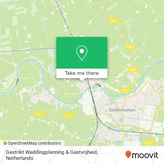 Gestrikt Weddingplanning & Gastvrijheid, Laan van Crayestein 31 kaart