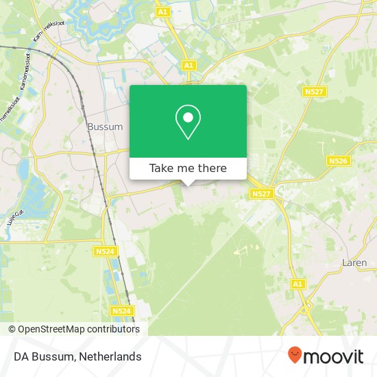 DA Bussum, Koekoeklaan kaart