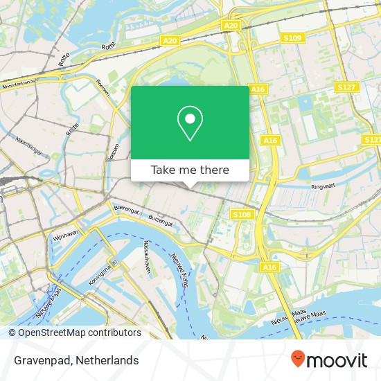 Gravenpad, 3062 ZA Rotterdam kaart