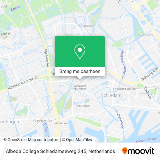 Albeda College Schiedamseweg 245 kaart