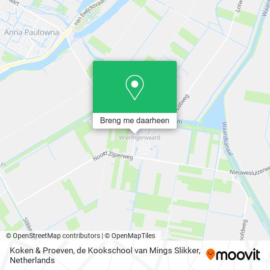 Koken & Proeven, de Kookschool van Mings Slikker kaart