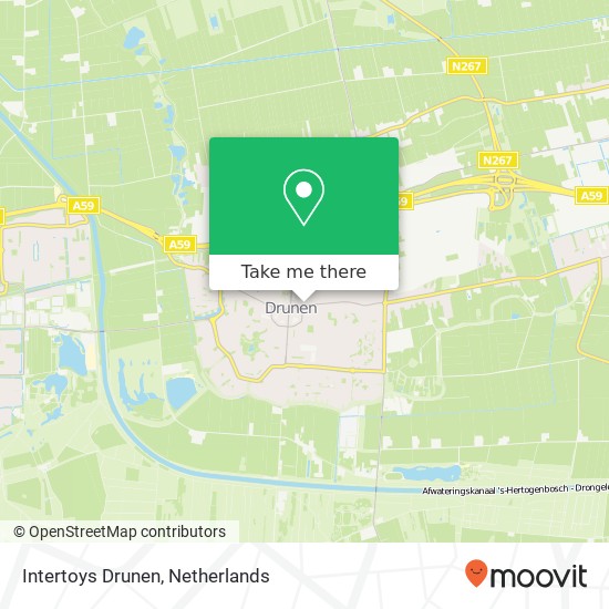Intertoys Drunen, Grotestraat 140A kaart